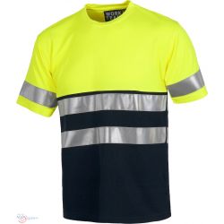 Camiseta Combinada Alta Visibilidad WORKTEAM C3941