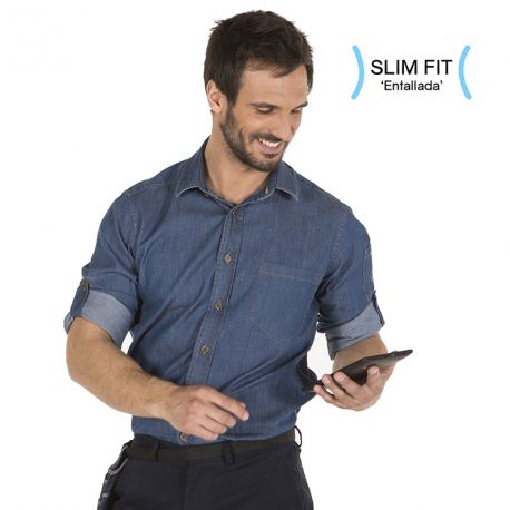 Camisa Hostelería Hombre Tejano Mattia 2608