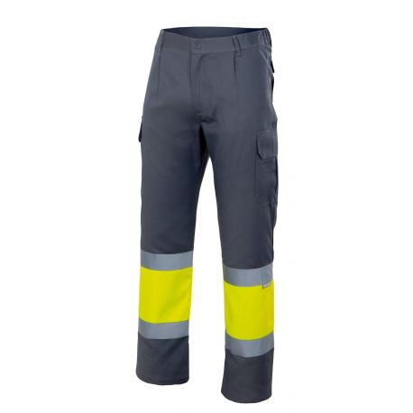 Pantalón de Trabajo Combinado con Alta Visibilidad VELILLA 157