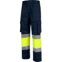 Pantalón Bicolor Alta Visibilidad WORKTEAM C4019