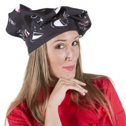 Gorro Cocinero Unisex con Velcro Tapiz 4489
