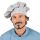 Gorro Cocinero Unisex con Velcro Tapiz 4489