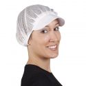 Cofia Mujer Hostelería Visera Blanca (PACK 10 UND) 410