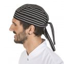 Gorro Pirata Cocinero Rayas Gris 4471