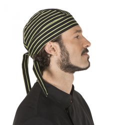 Gorro Pirata Cocinero Raya Pistacho 4471