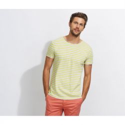 Camiseta de Rayas Marinero Hombre SOL'S MILES MEN