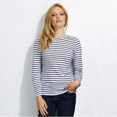 Camiseta de Rayas Marinero Mujer SOL´S MARINE WOMEN