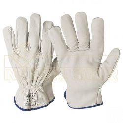 Caja de 12 Pares de Guantes Piel Flor Vacuno ISSA LINE 07140