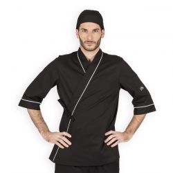 Chaqueta de Cocina Unisex Gastro Chef Poseidón GARY'S 933800 Negro