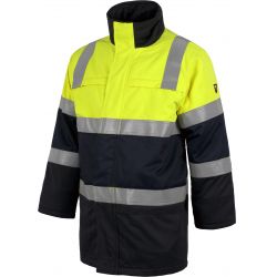 Parka Alta Visibilidad Ignífuga Antiestática WORKTEAM B3791