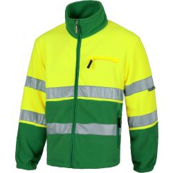 Chaqueta Polar Bicolor Alta Visibilidad WORKTEAM C4025