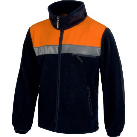 Chaqueta Polar Combinada Alta Visibilidad WORKTEAM C4020