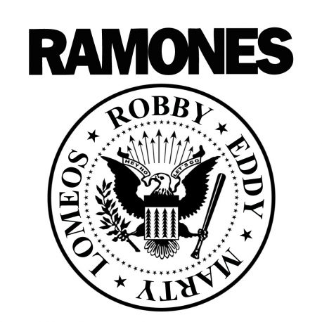 Logo en SUBLIMACION RAMONES de 20 cm x 20 cm