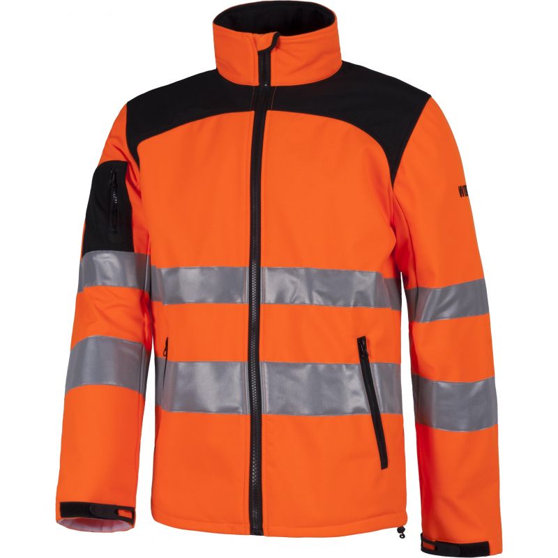 Chaqueta de trabajo WorkShell térmica e impermeable. Ropa WorkTeam.