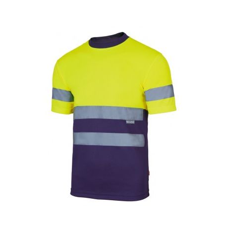 Camiseta Técnica Bicolor Alta Visibilidad VELILLA 305506