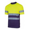 Camiseta Técnica Bicolor Alta Visibilidad VELILLA 305506