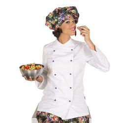 Chaqueta Cocina Mujer Manga Larga Niza GARY'S 918 Negro