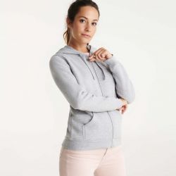 Sudadera Woman con capucha y cremallera VELETA 6425