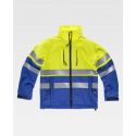 Chaqueta Bicolor Alta Visibilidad WorkShell WORKTEAM S9525