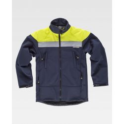 Chaqueta Workshell Impermeable Alta Visibilidad WORKTEAM S9505