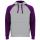 Sudadera bicolor unisex ROLY BADET 1058