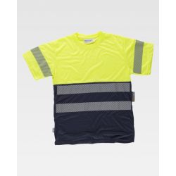 Camiseta Combinada Alta Visibilidad WORKTEAM C6040