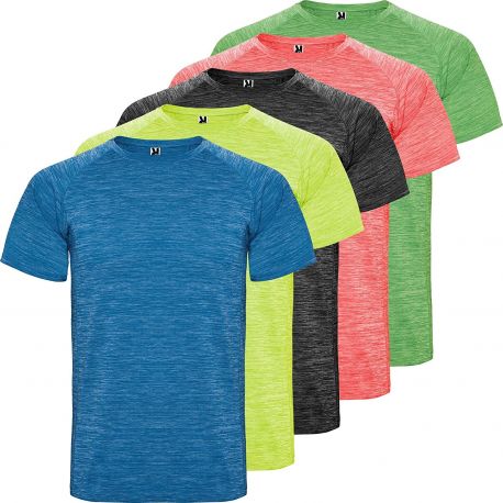 Pack 5 camisetas técnicas Hombre Manga Corta ROLY AUSTIN 6654