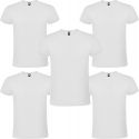 Pack 5 camisetas unisex 100% algodón ROLY ATOMIC 150 6424