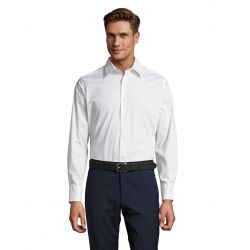 Camisa Popelín Hombre Stretch SOLS BRIGHTON