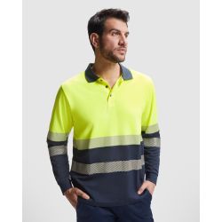 Polo técnico de alta visibilidad en manga larga ROLY VEGA LS 9316