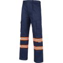 Pantalón Combinado Alta Visibilidad con Cintas Reflectantes WORKTEAM B1436