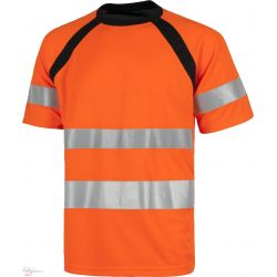 Camiseta Combinada Contraste Alta Visibilidad WORKTEAM C2941