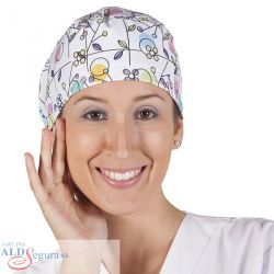 Gorros Sanitaria Elástica Estrellas 4474