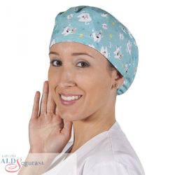 Gorros Sanitaria Elástica Estrellas 4474