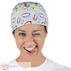 Gorros Sanitaria Elástica Estrellas 4474