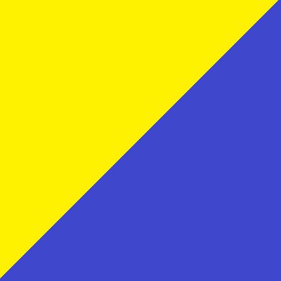 Amarillo/Azul Royal